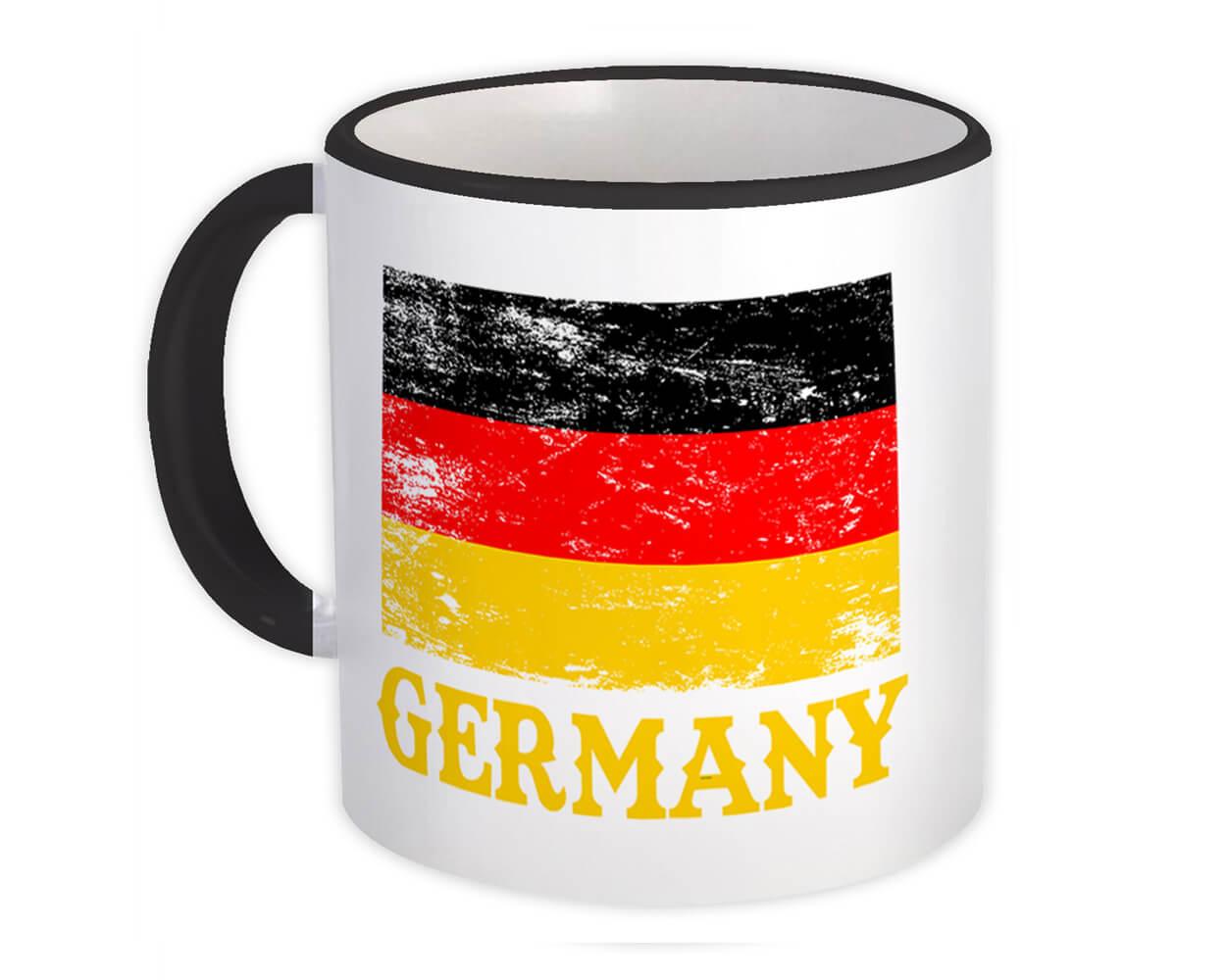 Gift Mug : Germany Distressed Flag Patriotic German Expat Country