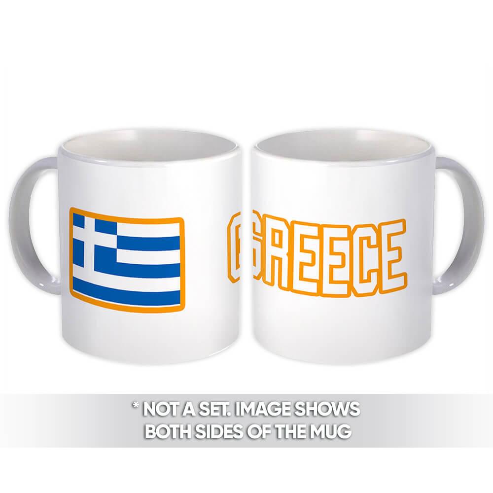 Gift Mug : Greece Flag Pride Patriotic Expat Greek Country