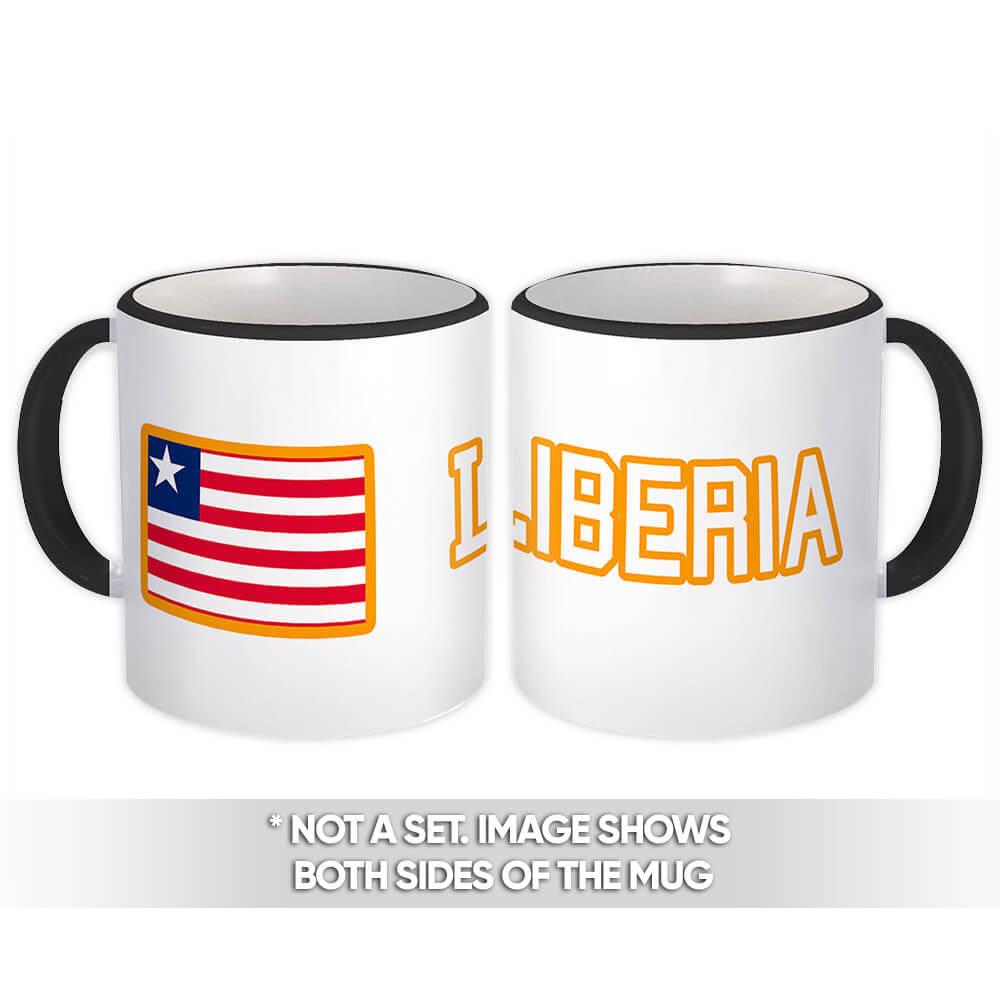 Gift Mug : Liberia Flag Pride Patriotic Expat Liberian Country