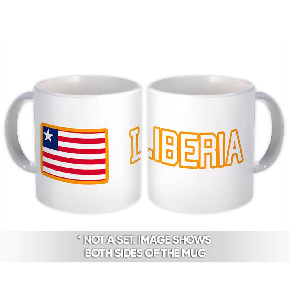 Gift Mug : Liberia Flag Pride Patriotic Expat Liberian Country