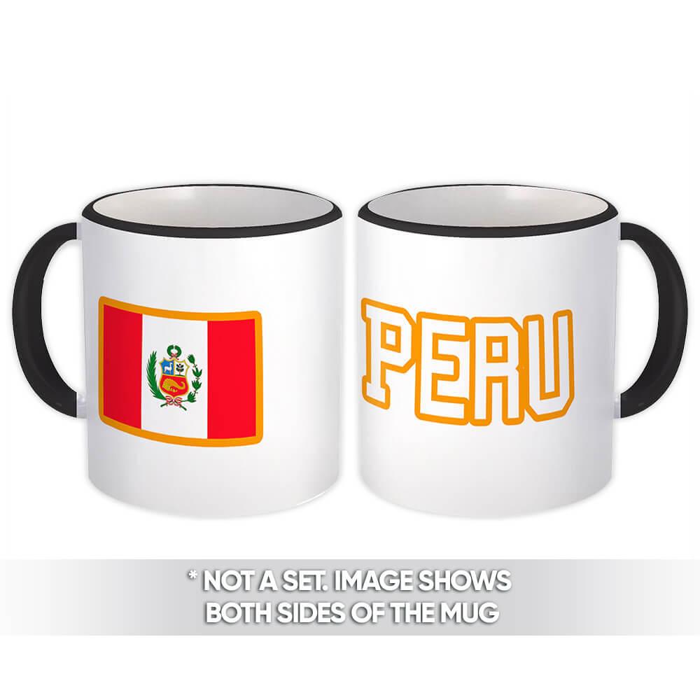 Gift Mug : Peru Flag Pride Patriotic Expat Peruvian Country