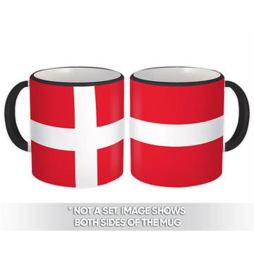 Denmark : Gift Mug Flag Pride Patriotic Expat Danish Country