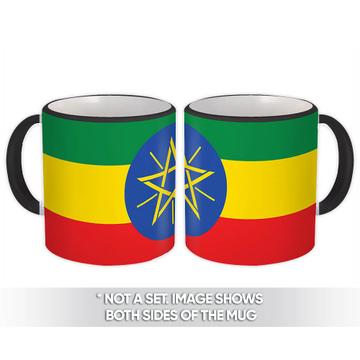 Ethiopia : Gift Mug Flag Pride Patriotic Expat Ethiopian Country