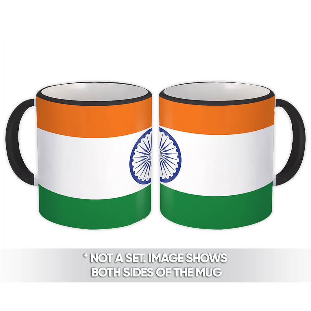 Gift Mug : India Flag Pride Patriotic Expat Indian Country