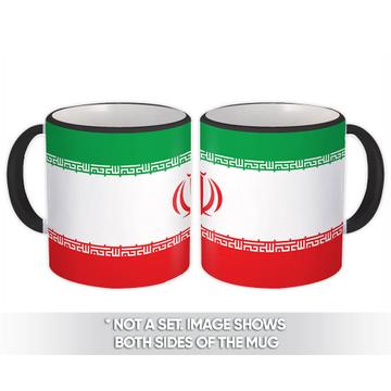 Iran : Gift Mug Flag Pride Patriotic Expat Iranian Country Made in USA