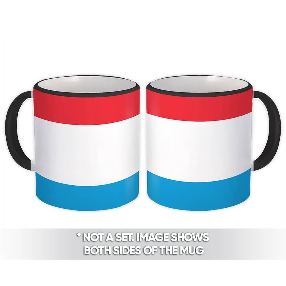 Gift Mug : Luxembourg Flag Pride Patriotic Expat Luxembourger Country