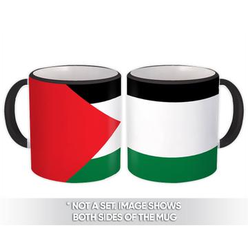 Palestine : Gift Mug Flag Pride Patriotic Expat Palestinian Country