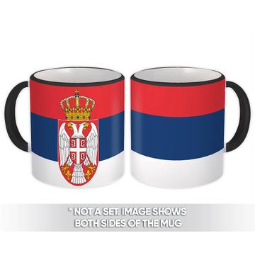 Serbia : Gift Mug Flag Pride Patriotic Expat Serbian Country