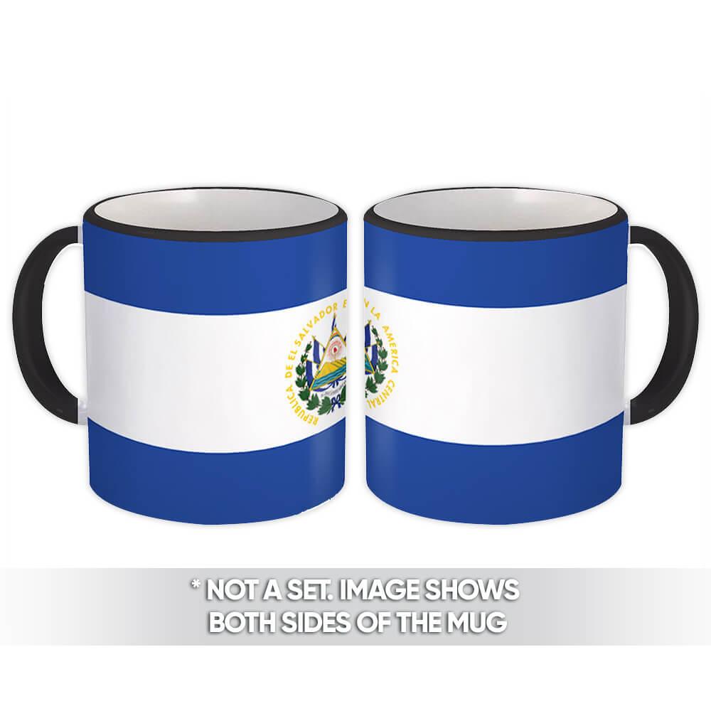 Gift Mug : El Salvador Flag Pride Patriotic Expat Salvadorean Country