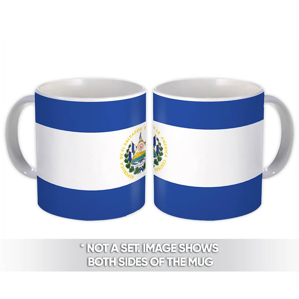 Gift Mug : El Salvador Flag Pride Patriotic Expat Salvadorean Country