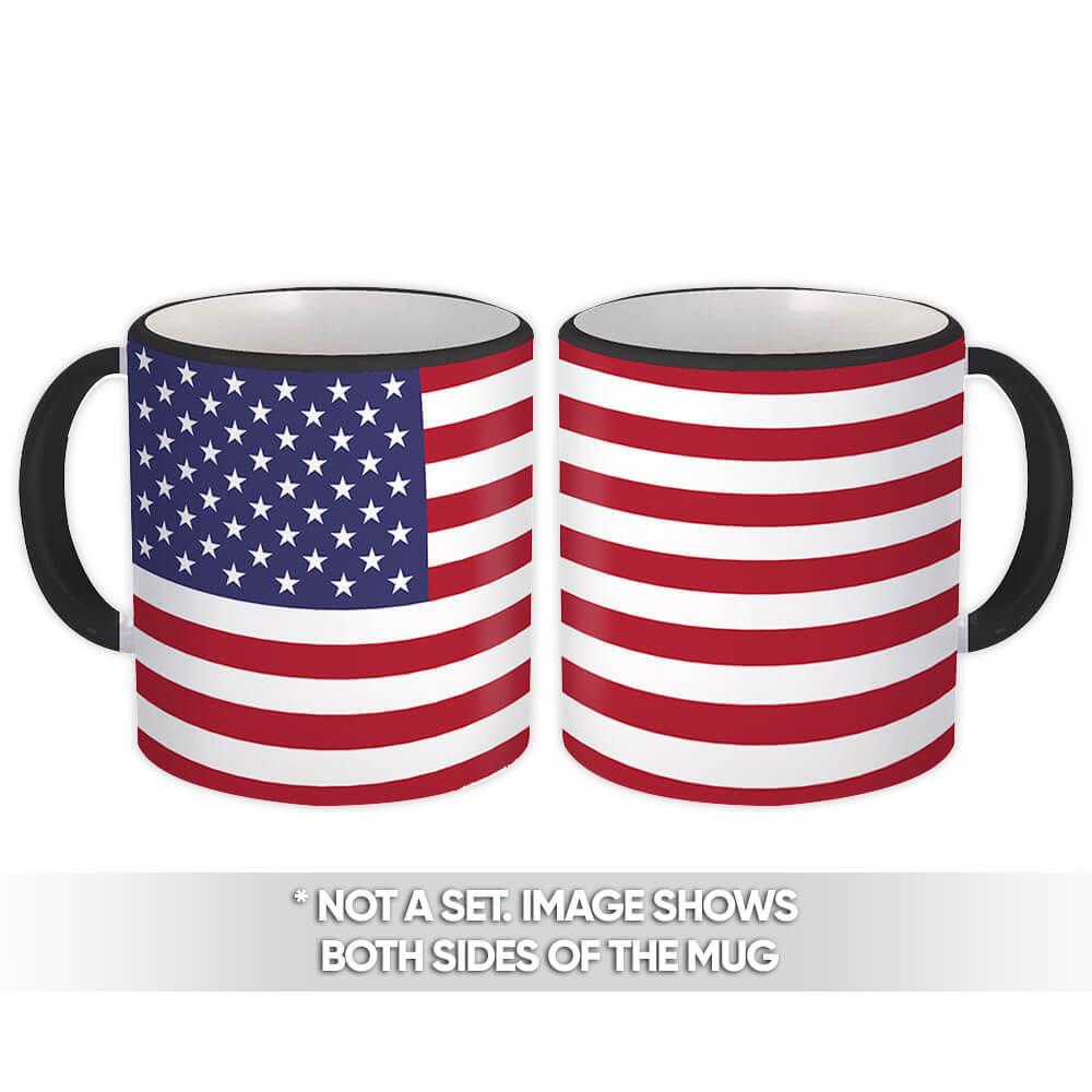 Gift Mug : United States Flag Pride Patriotic Expat Country