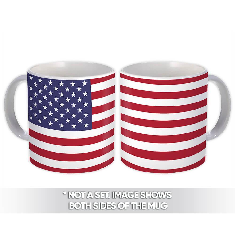 Gift Mug : United States Flag Pride Patriotic Expat Country