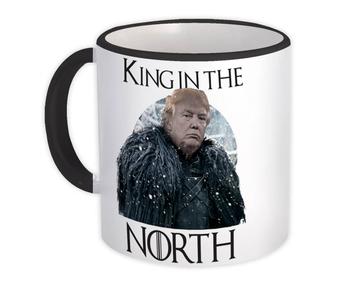 Trump : Gift Mug King in The North Funny Snow Office USA