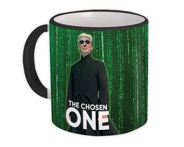 Trump The Chosen One : Gift Mug Matrix Parody Funny Neo Office Donald Cool