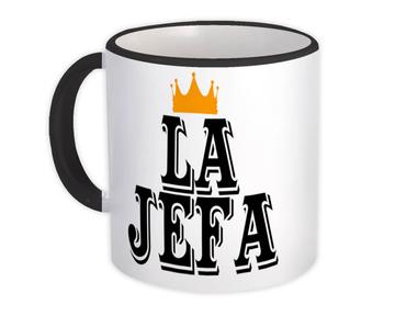 La Jefa : Gift Mug Boss Mom Mother Women Woman Christmas Office