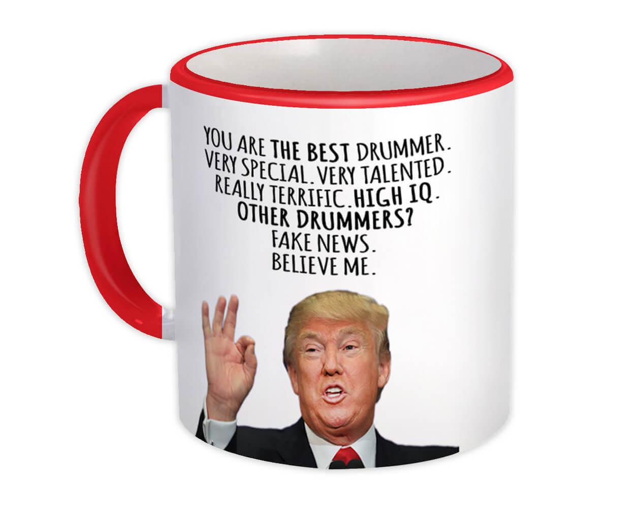 Gift Mug : DRUMMER Funny Trump Best Birthday Christmas Jobs