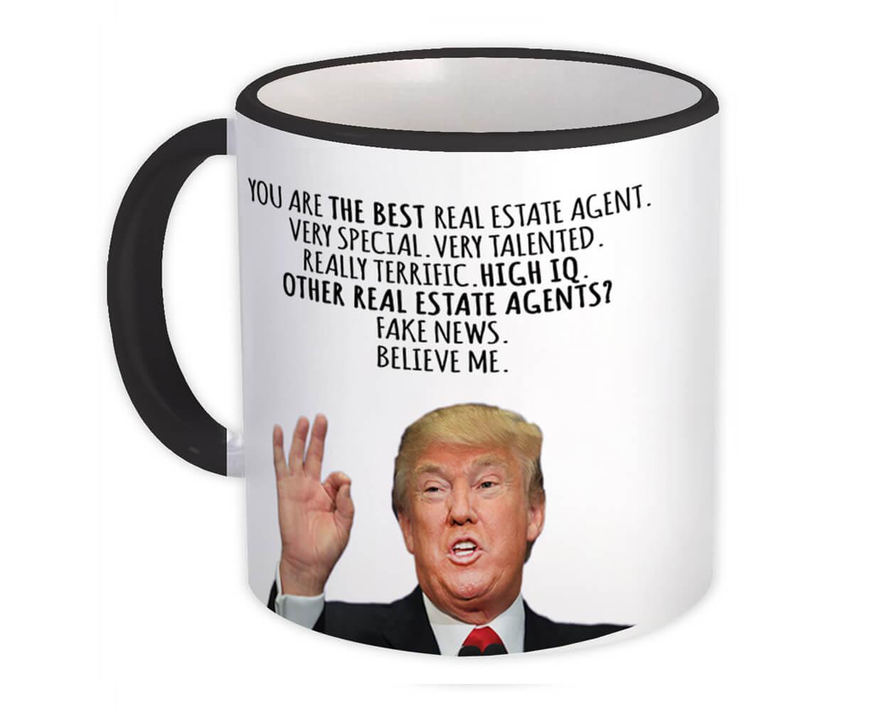 Gift Mug : REAL ESTATE AGENT Funny Trump Best REALTOR Birthday Christmas |  eBay