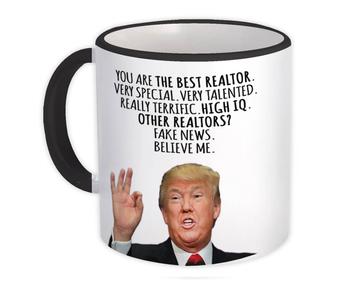 REALTOR Funny Trump : Gift Mug Best Birthday Christmas Humor MAGA Profession