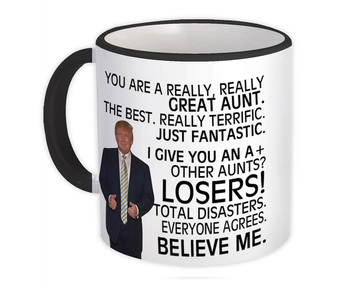 Gift Mug : for AUNT Donald Trump Great Funny Christmas | eBay