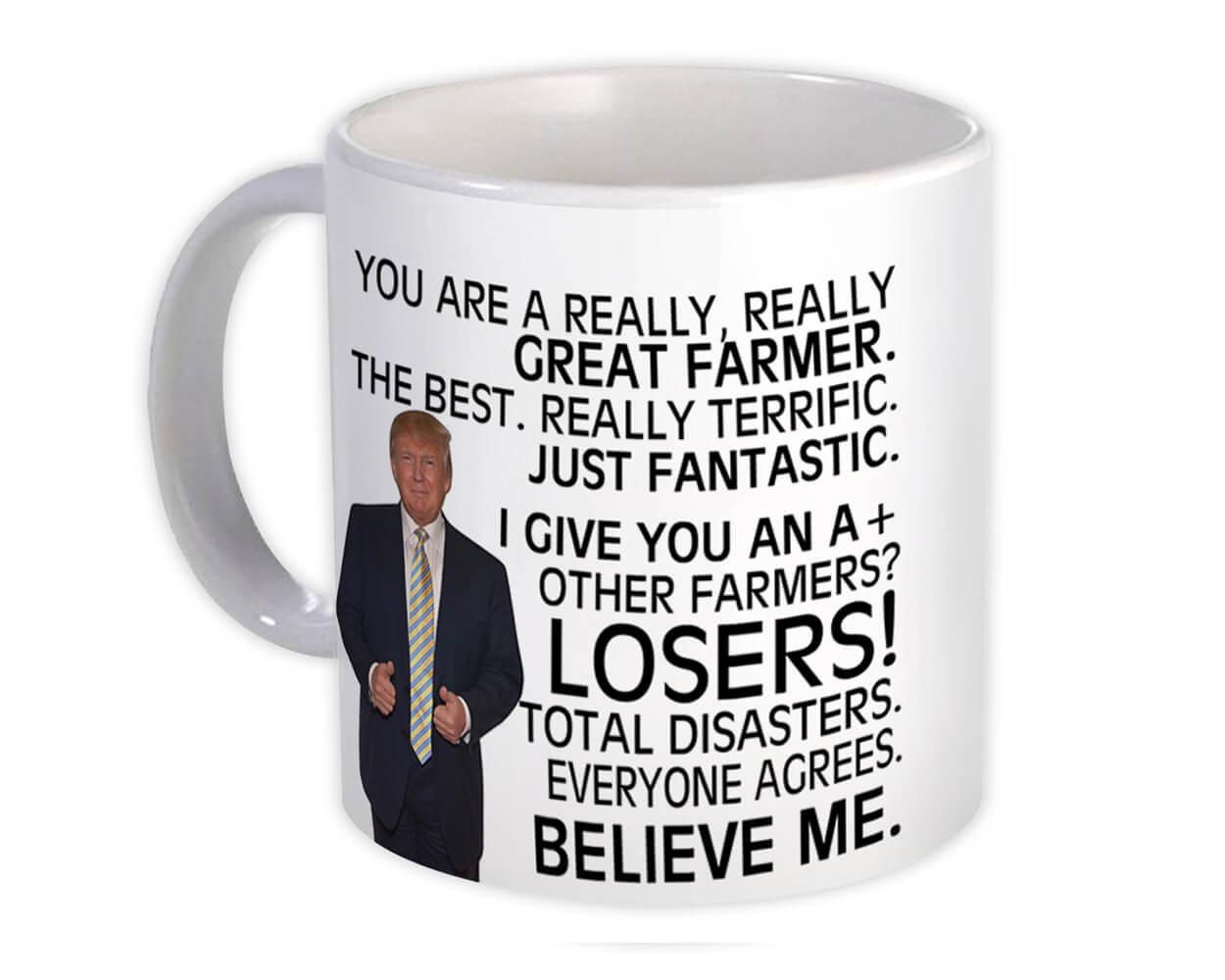 Gift Mug : FARMER Funny Trump Great Birthday Christmas Jobs