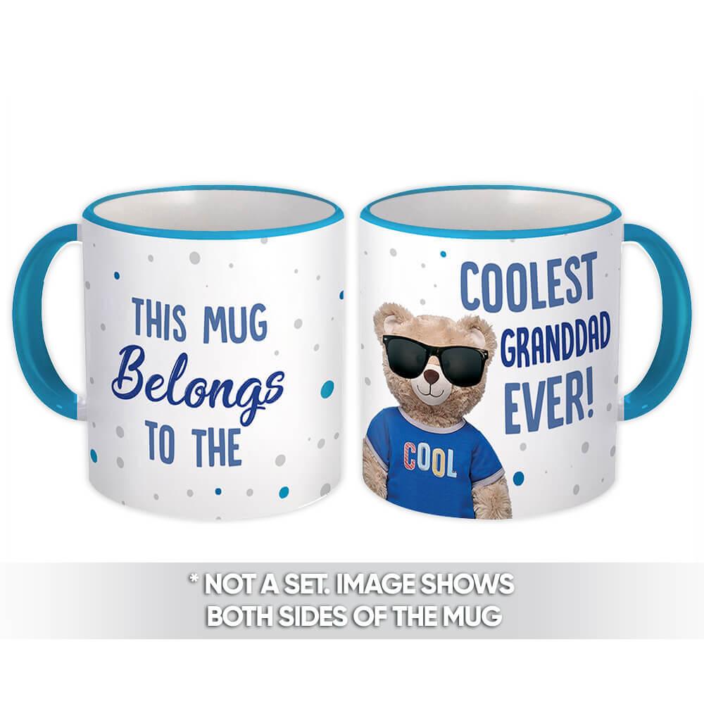 Gift Mug : Coolest GRANDDAD Ever Bear Best Family Christmas Birthday Funny