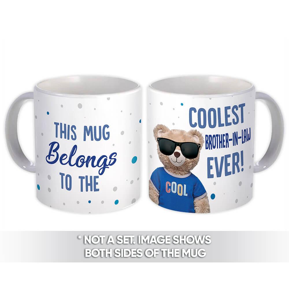 Gift Mug : Coolest BROTHER-IN-LAW Ever Bear Best Family Christmas Funny