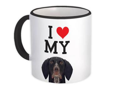 I Love My German Pointer : Gift Mug Dog Lover Funny Owner Cute Animal Pet
