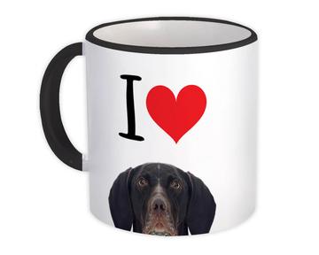I Love German Pointer : Gift Mug Dog Lover Funny Owner Heart Cute Pet Mom Dad