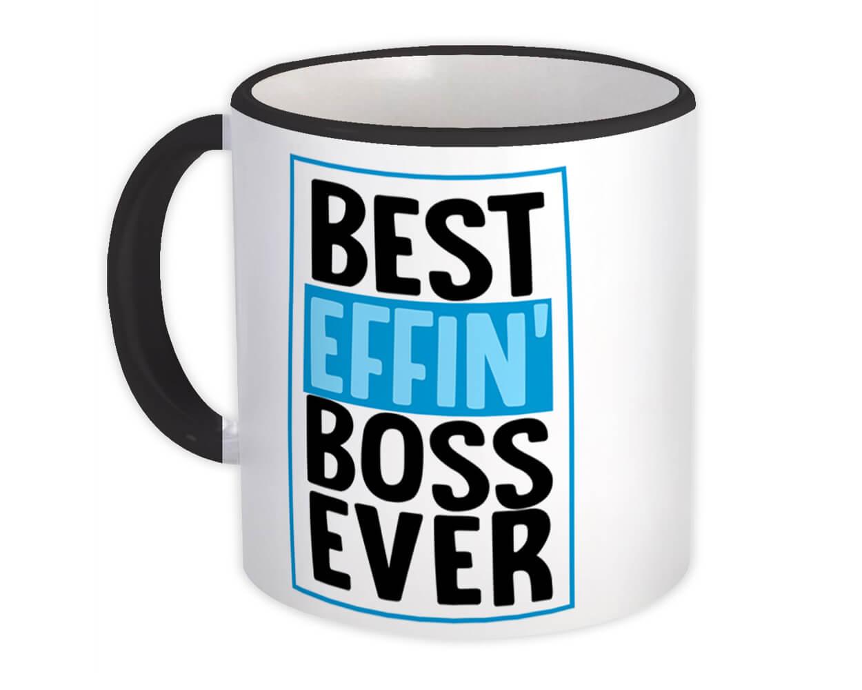 Gift Keychain Office F*Cking Work Coworker Best Effin’ Boss Ever 