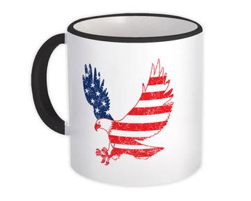 Eagle American : Gift Mug Flag USA United States Patriotic Stars & Stripes