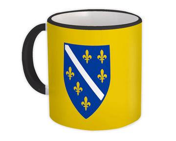 Bosnian Crest : Gift Mug Flag Bosnia Herzegovina Expat