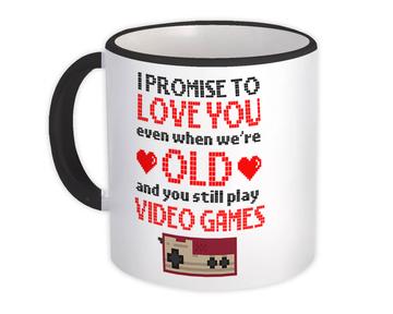Love You Gamer : Gift Mug Old Valentines Play Video Games