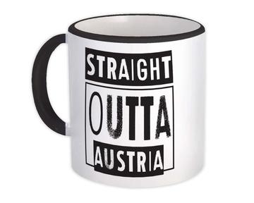 Straight Outta Austria : Gift Mug Expat Country Austrian
