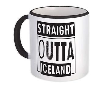 Straight Outta Iceland : Gift Mug Expat Country Icelandic