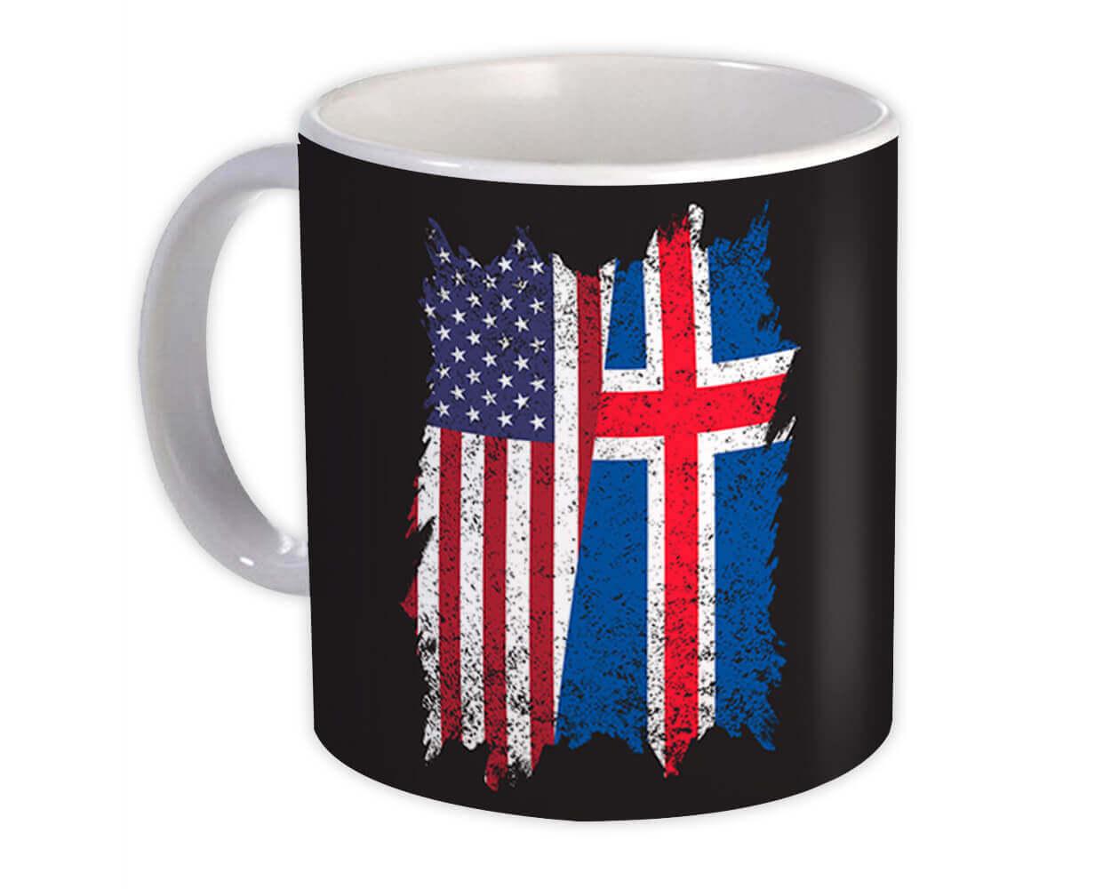 Gift Mug Straight Outta Iceland Expat Country Icelandic