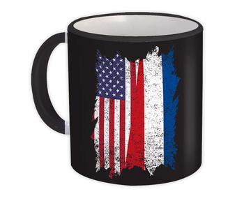 United States Netherlands : Gift Mug American Dutch Flag Expat Mixed Country Flags