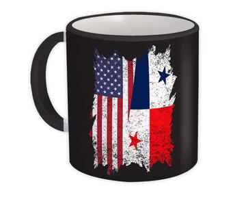 United States Panama : Gift Mug American Panamanian Flag Expat Mixed Country Flags