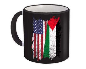 United States Palestine : Gift Mug American Palestinian