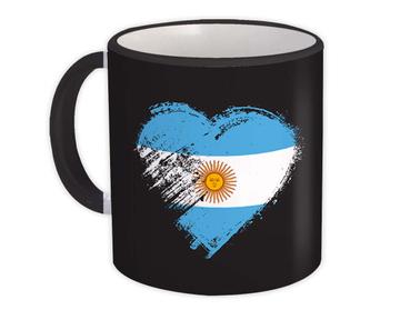 Argentine Heart : Gift Mug Argentina Country Expat Flag
