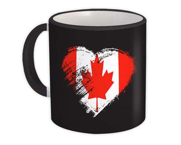 Canadian Heart : Gift Mug Canada Country Expat Flag Patriotic Flags National