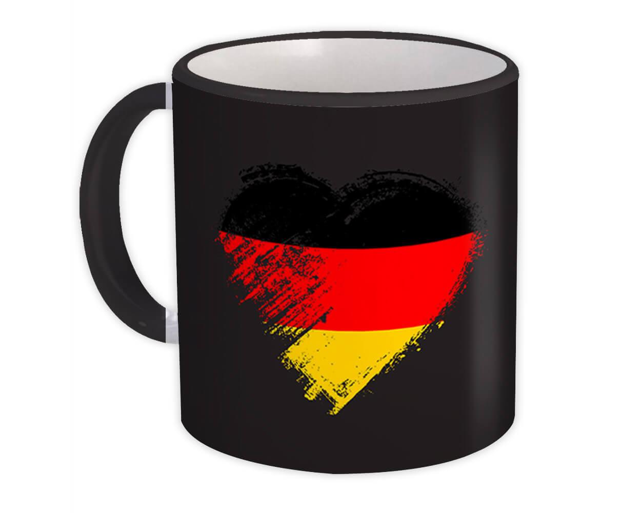 Gift Mug : German Heart Germany Country Expat Flag Patriotic Flags National