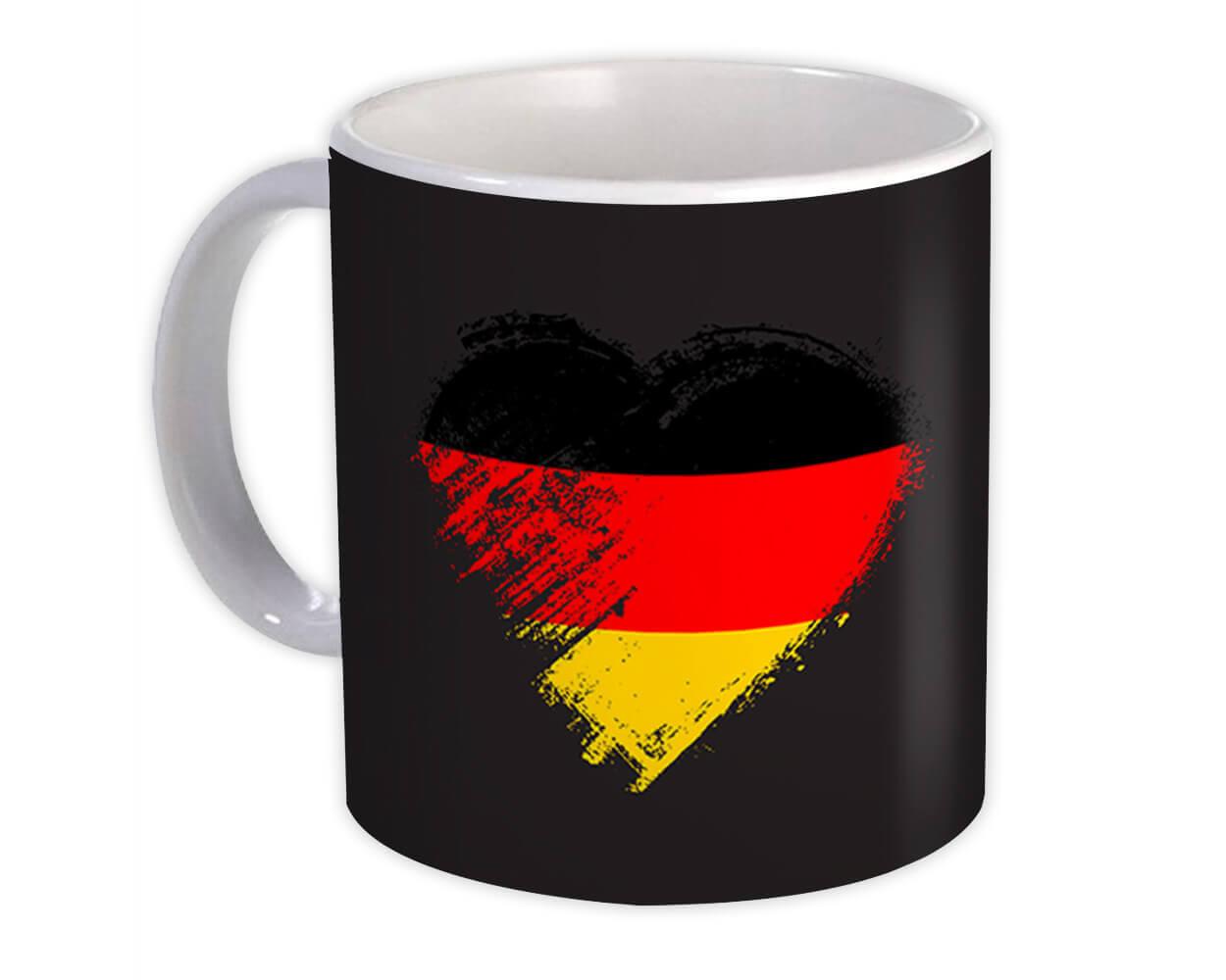 Gift Mug : German Heart Germany Country Expat Flag Patriotic Flags National