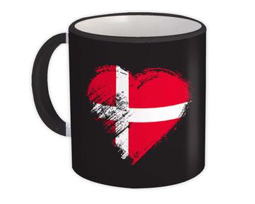 Danish Heart : Gift Mug Denmark Country Expat Flag Patriotic Flags National