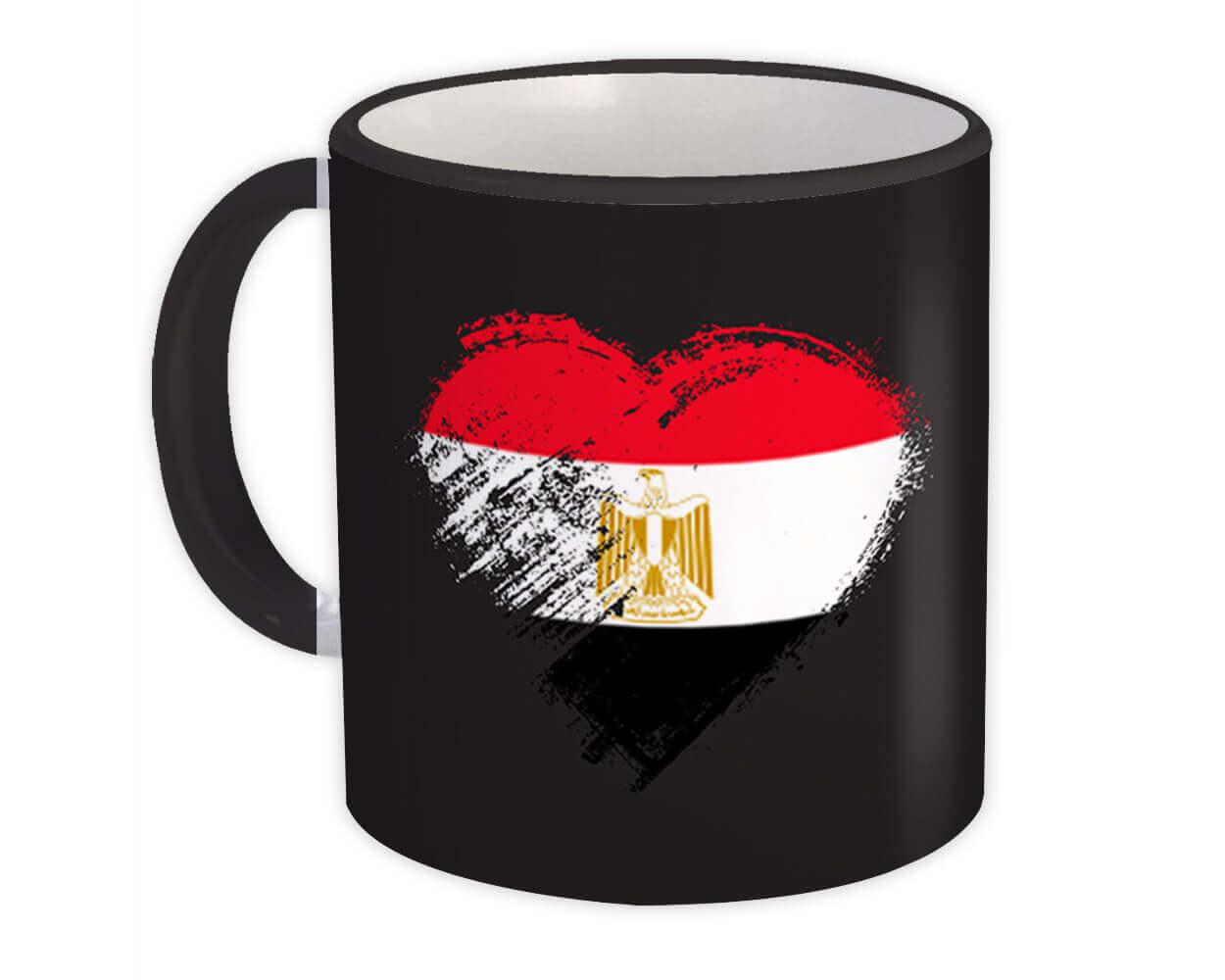 Gift Mug : Egyptian Heart Egypt Country Expat Flag Patriotic Flags National