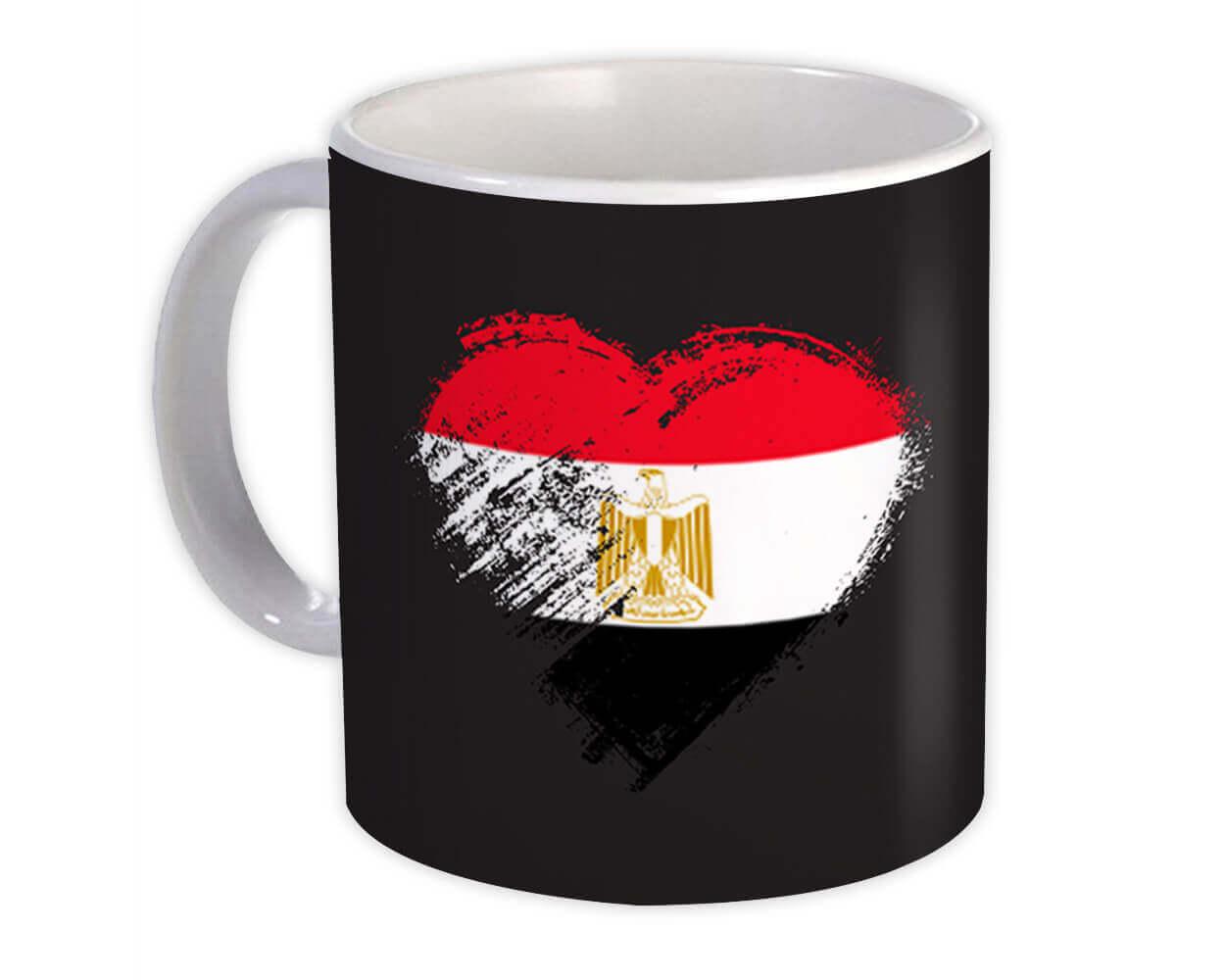 Gift Mug : Egyptian Heart Egypt Country Expat Flag Patriotic Flags National