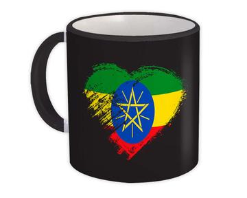 Ethiopian Heart : Gift Mug Ethiopia Country Expat Flag
