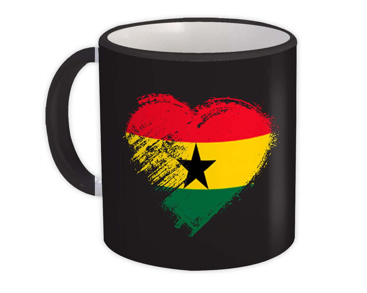 I Love Heart Ghana Mug 