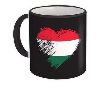 Hungarian Heart : Gift Mug Hungary Country Expat Flag Patriotic Flags National