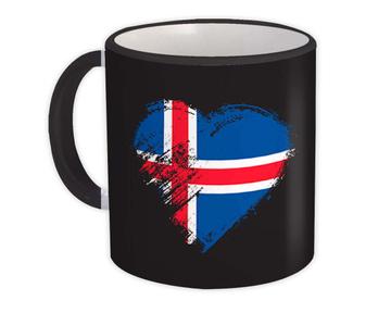 Icelandic Heart : Gift Mug Iceland Country Expat Flag Patriotic Flags National