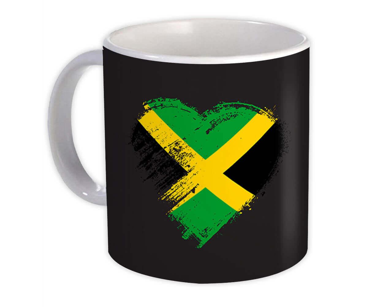 Gift Mug : Jamaican Heart Jamaica Country Expat Flag Patriotic Flags National